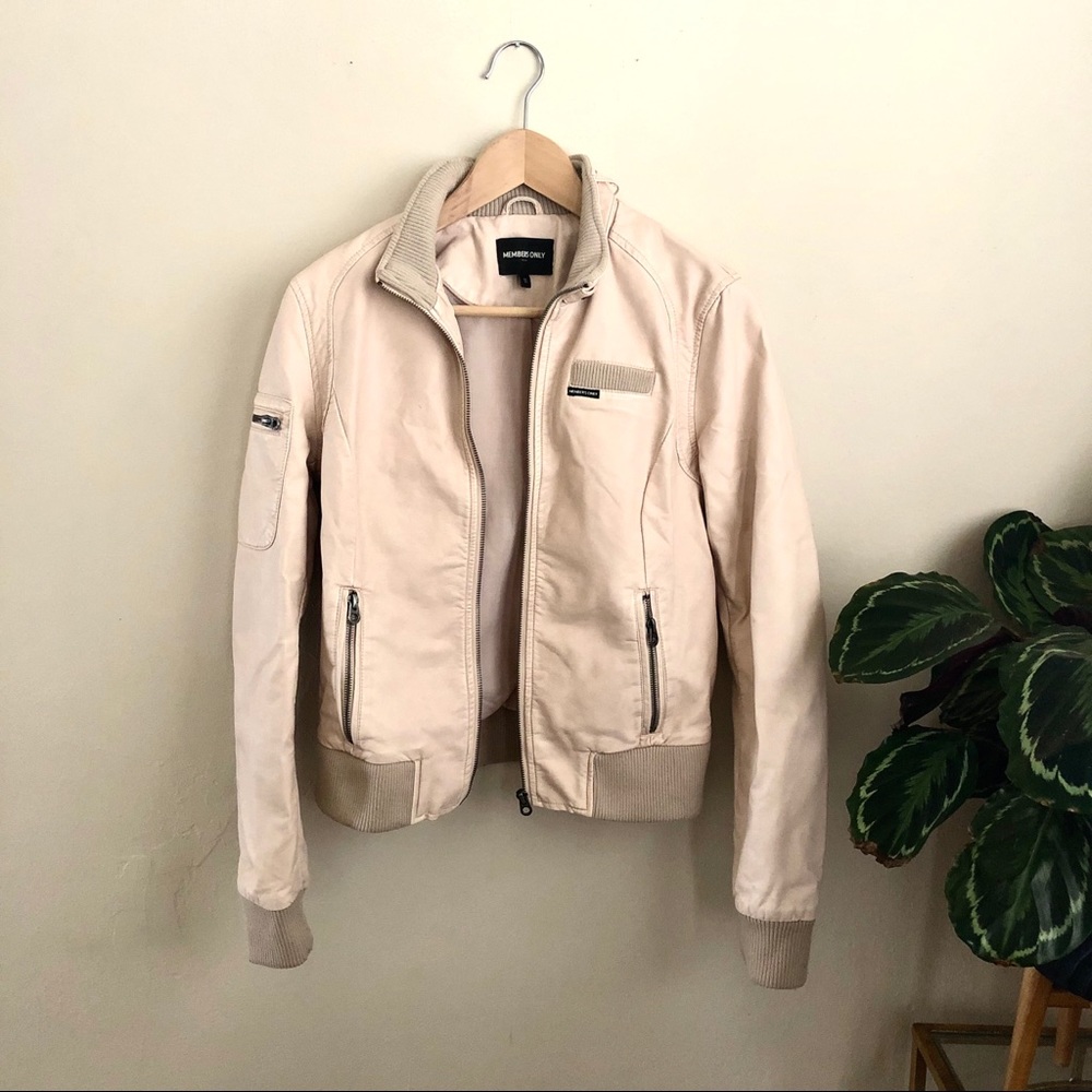 Members Only Leather Jacket - Picture 1 of 8